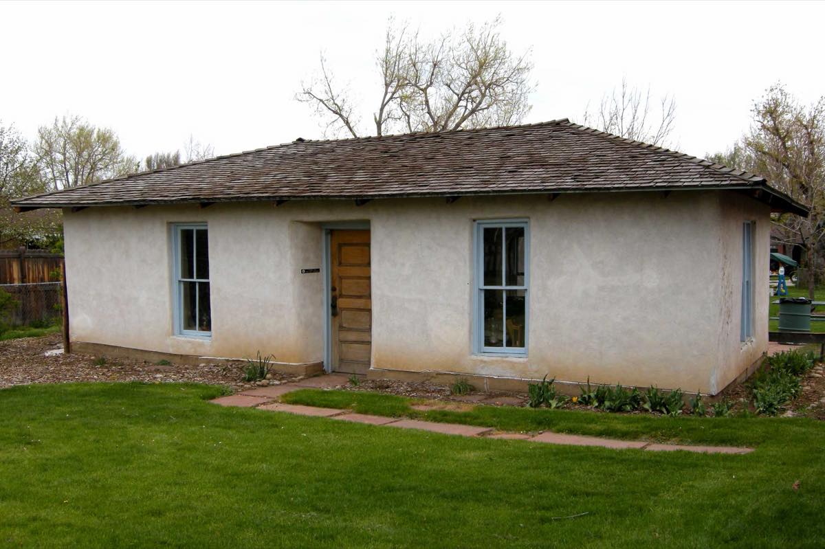The Pioneer Sod House in Wheat Ridge Historic Park